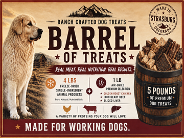 Barrel of Treats  5 pound and two pound